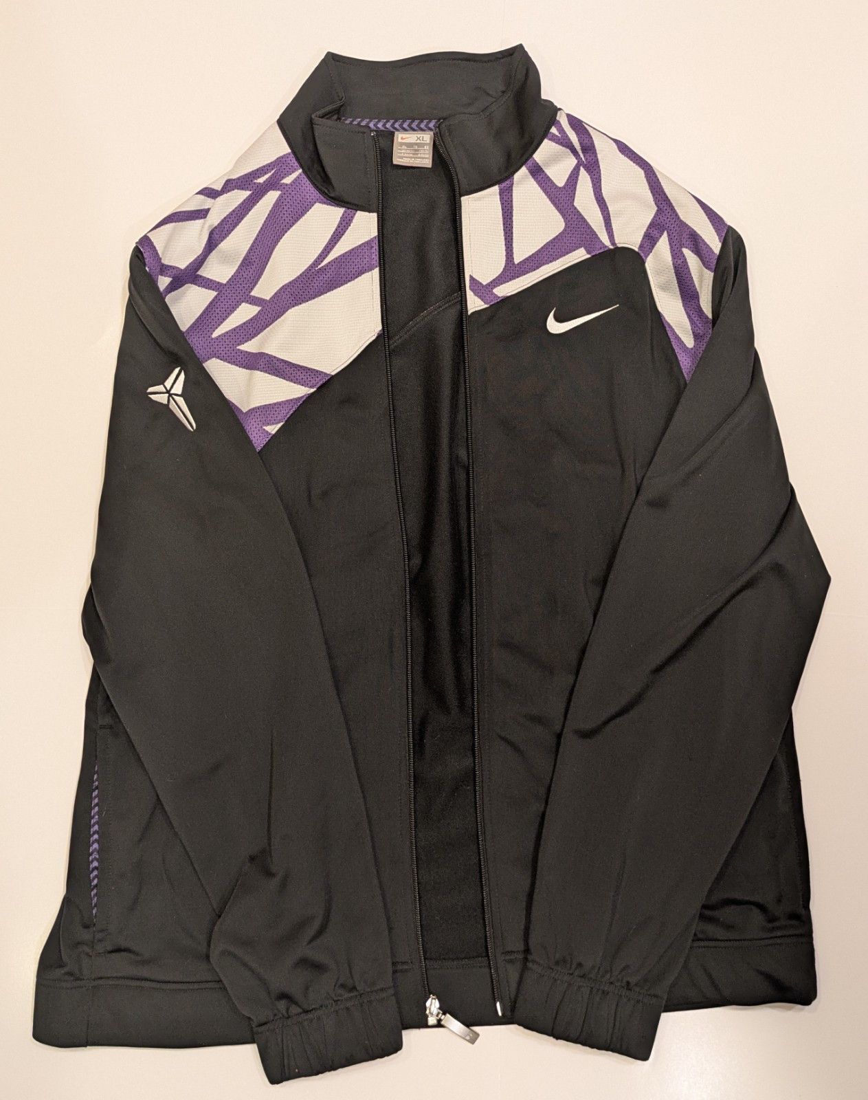 Rare Y2k Nike Kobe Bryant 24 Men's Basketball Track Jacket Black/Purple Size Xl